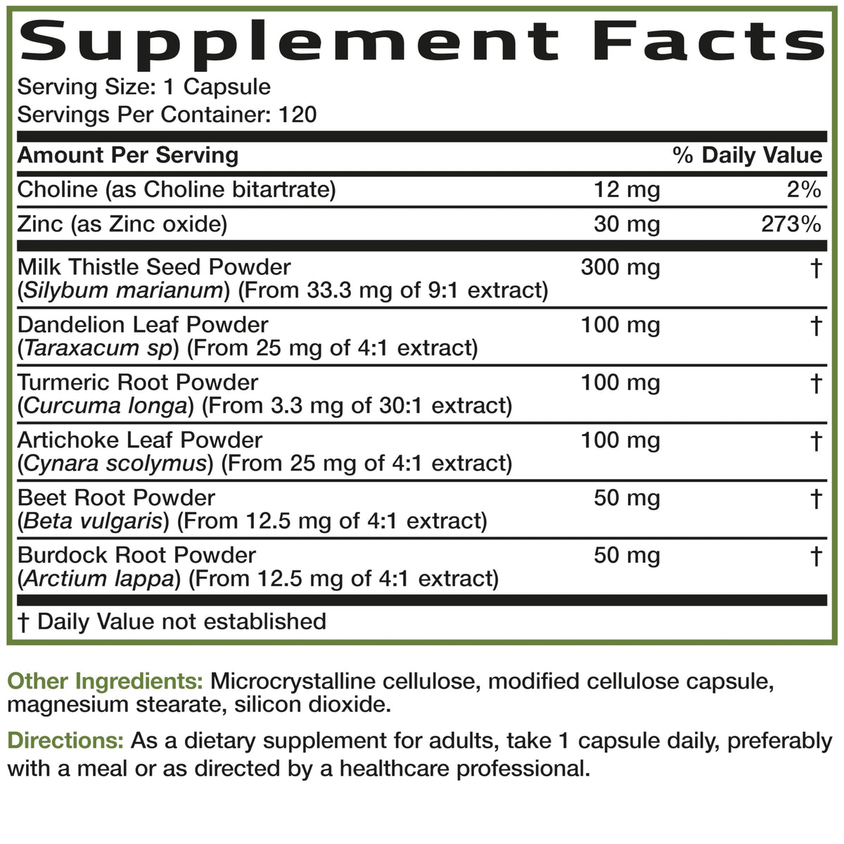 Bronson Liver Detox Advanced Detox & Cleansing Formula 60 Capsules - Liver Health Support with Milk Thistle, Dandelion Extract, Turmeric, Artichoke Leaf & Beet Root, Non-GMO, Soy-Free