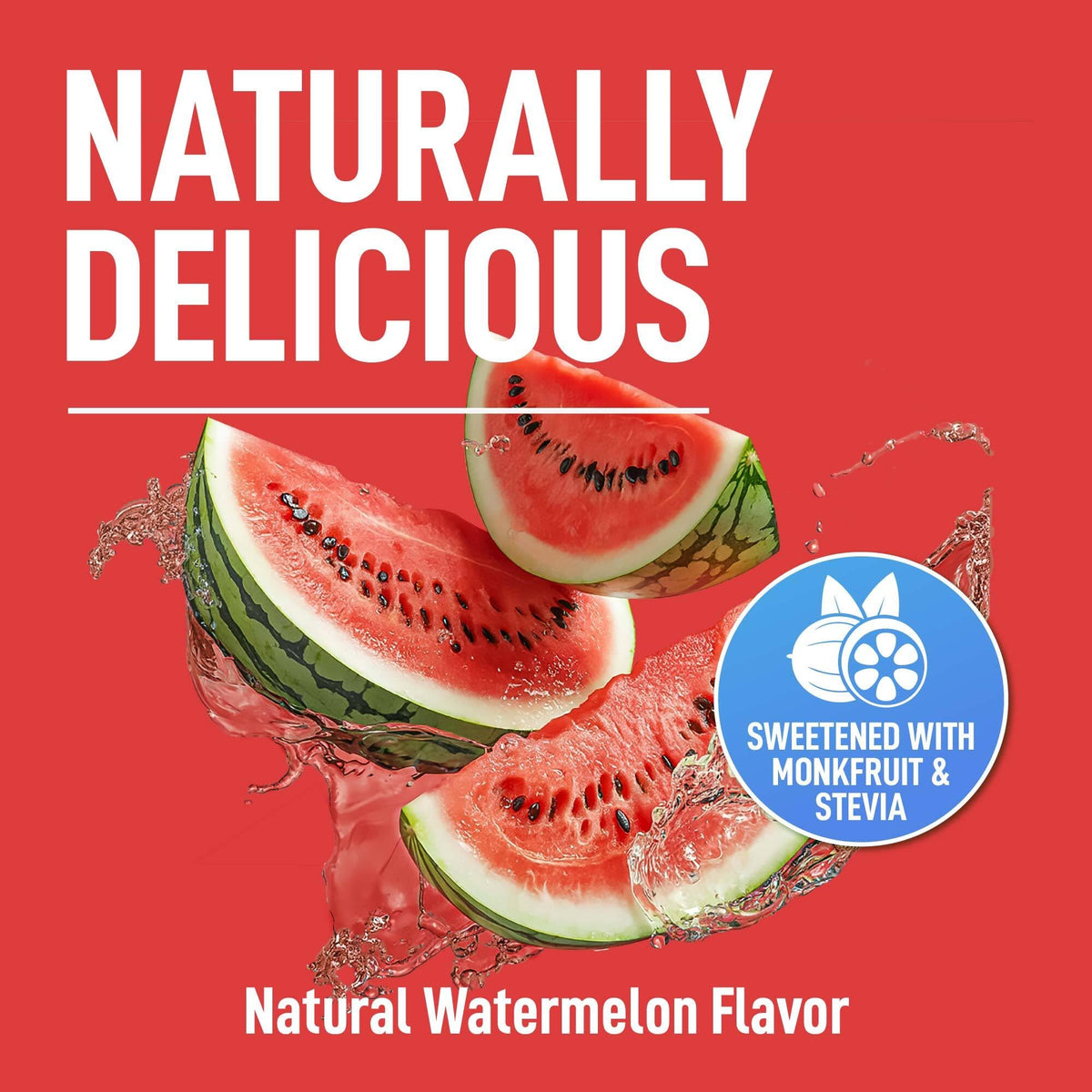 Keppi Electrolytes Powder - Watermelon Flavor - 50 Servings - Electrolytes Powder No Sugar for Hydration - Keto & Fasting Friendly Electrolyte Drink w/Magnesium