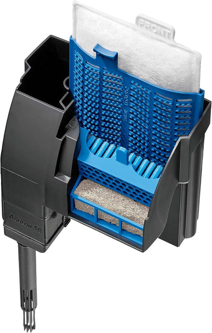 Aqueon Replacement Filter Cartridges Medium, Filter Cartridge, 6-Pack - Fish tank filter cartridge, dual-sided dense-floss with activated carbon, fits QuietFlow size 10 filters