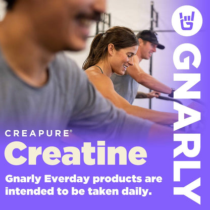 Gnarly Nutrition Creatine Powder - Unflavored - 16.05 oz Bulk Bag - Fuel2O Limeade - 25 Servings