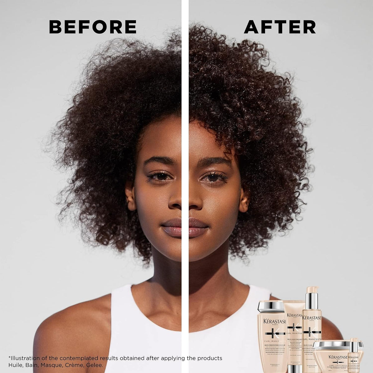 Kérastase Curl Manifesto Crème de Jour - Enhances Curls, 5.07 Fl Oz
