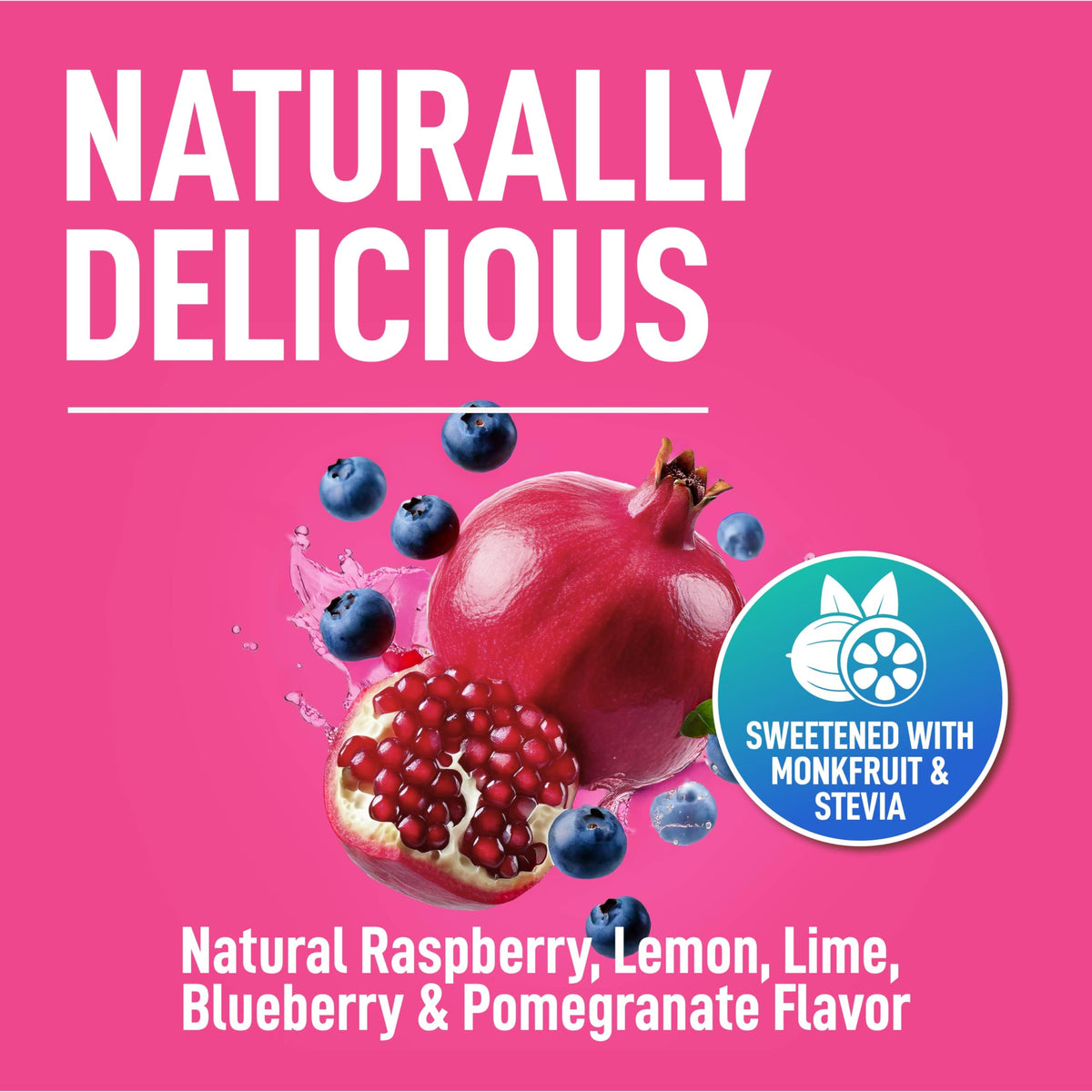 Keppi Electrolytes Powder Packets - Blueberry Pomegranate 30 Servings - No Sugar Hydration Supplement with Potassium, Magnesium, Sodium - Keto, Vegan