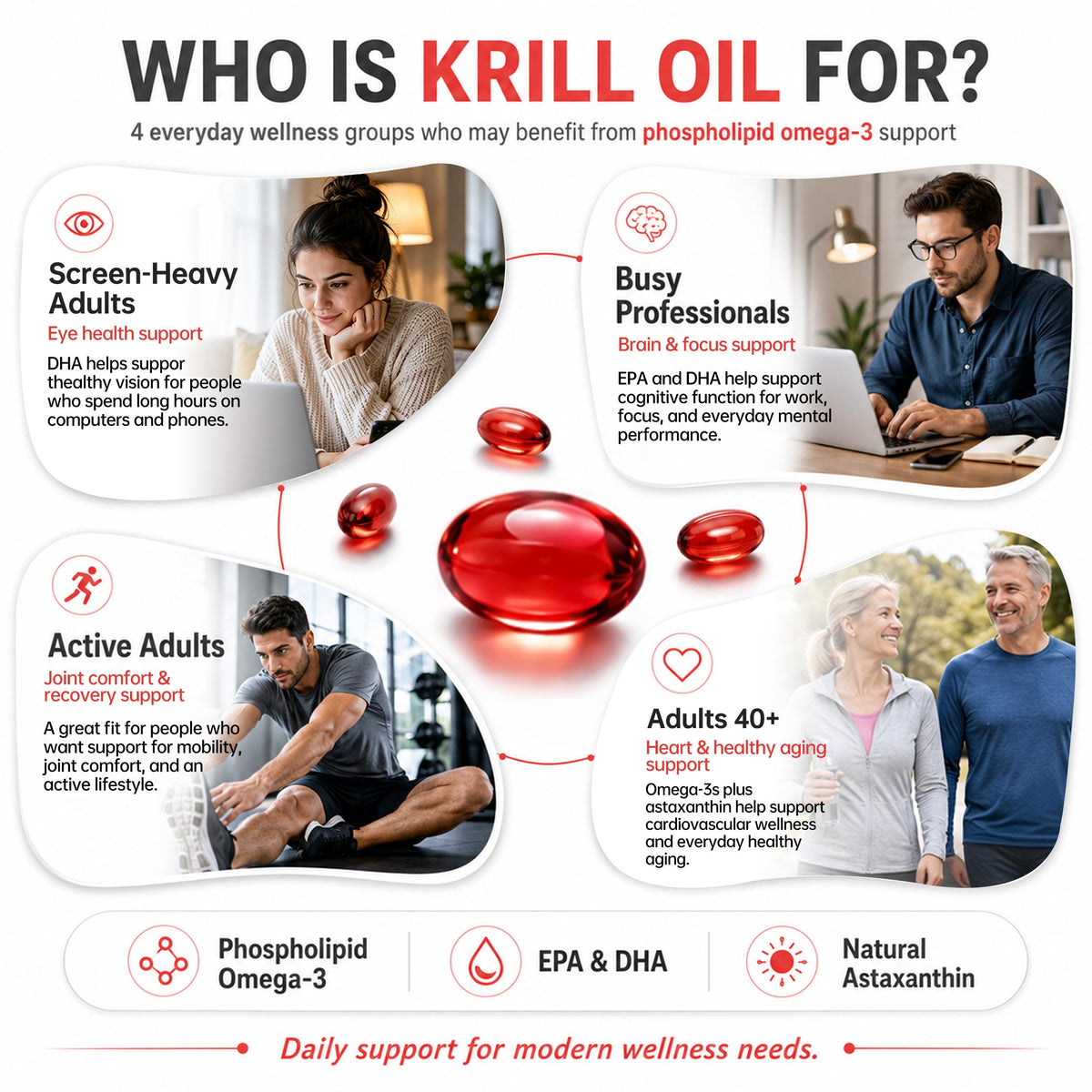 N29 Antarctic Krill Oil 500mg,60 softgels,Omega 3 Supplements with EPA,DHA - Astaxanthin,Phospholipid for Heart Brain Joint Skin Support,No Fishy Burps,Non-GMO, Gluten-Free