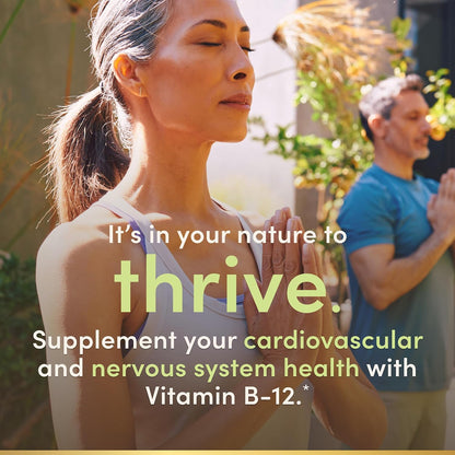 Nature's Bounty Vitamin B12 1000 mcg Caplets – 200 Count