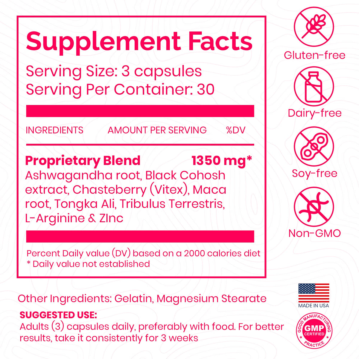 Sensations - Hormone Balance for Women - Mood, Energy & Libido Booster - Natural Plant-Based