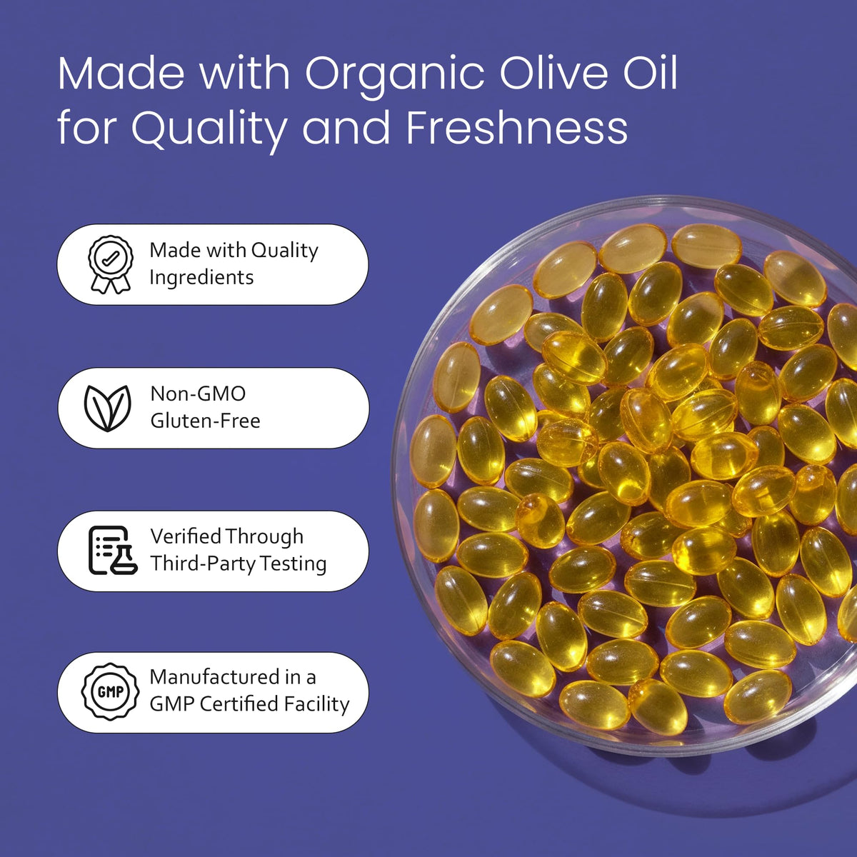 NaturaLife Labs Odorless Garlic - Concentrated 100:1 Garlic Extract with Olive Oil - 150 Softgels - Non-GMO, Gluten-Free