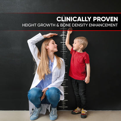 BIOTEQUELAB Height Growth Increase Gummies Vitamins, Grow Tall Supplement, Calcium, Magnesium, Zinc, Ashwagandha