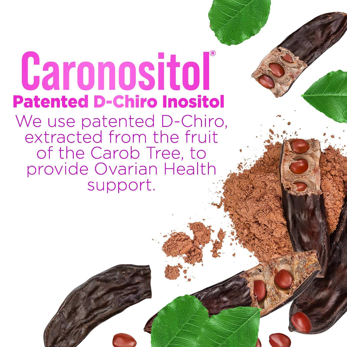 Myo-Inositol & D-Chiro Inositol Blend - 30 Day Supply, Premium 40:1 Ratio, Hormone Sup