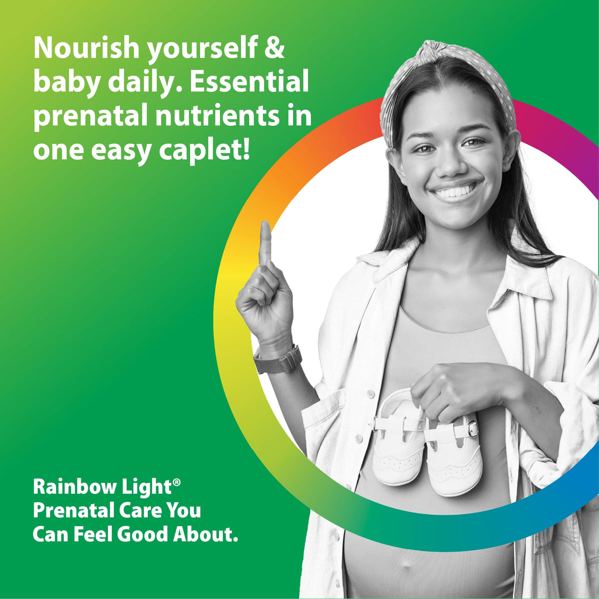 Rainbow Light Prenatal One Multivitamin Support from Conception to Postnatal, High Potency
