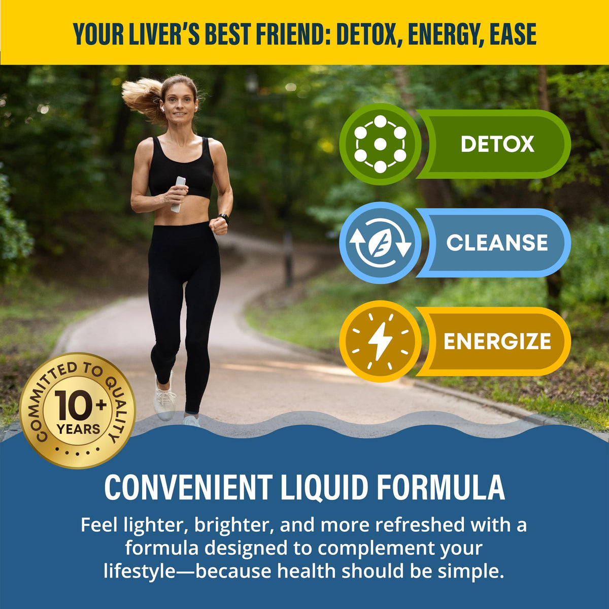 Rejuvica Health VitaLiver - Liver Cleanse & Detox Drops - Milk Thistle, Artichoke, Chanca Piedra & Dandelion Extract - Fatty Liver Support Repair