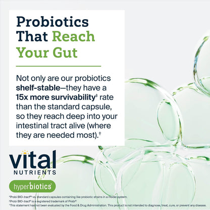 Hyperbiotics Vital Nutrients Pro Men Probiotics - Vegan Advanced Probiotics for Men - Clinically Studied for Prostate Health, Digestive Balance and Gut Health - Gluten, Dairy, Soy Free - 60 Tablets