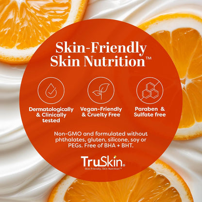 TruSkin Vitamin C Super Serum & Moisturizer Duo, 1 fl oz & 2 fl oz - Two-step Vitamin C routine to brighten, hydrate and support smoother, firmer-looking skin