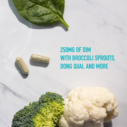 DIM Supplement Complex 250 mg - Estrogen Balance for Women - Hormone Menopause Relief