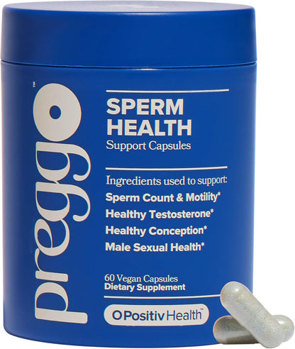 PREGGO Sperm Health Support for Improved Sperm Count - 30-Day Supply