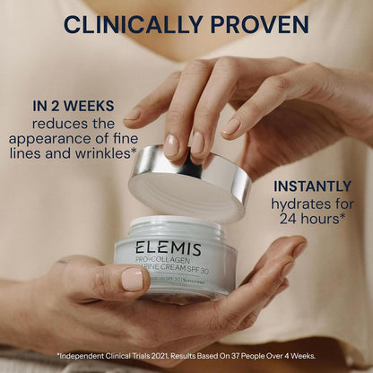 ELEMIS Pro-Collagen Marine Cream SPF 30 – Anti-Wrinkle Moisturizer with Broad-Spectrum SPF