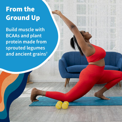 Organic Vegan Vanilla Protein Powder - Garden of Life - 22g Complete Plant Based Raw