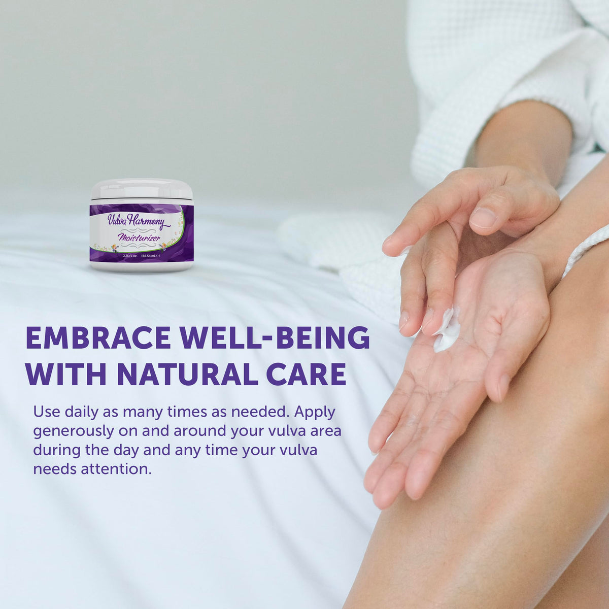 Bloom Krans Vulva Harmony Moisturizer - Vaginal Moisturizer for Women - Dryness, Vaginitis, Itch Relief