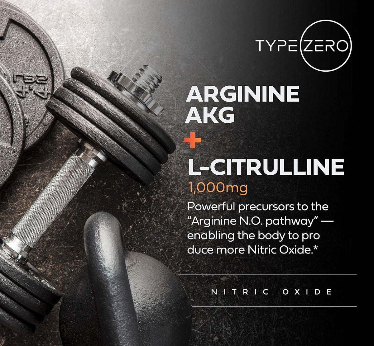 Type Zero Nitric Oxide 6X Booster, 150 Veggie Capsules, Natural Supplement - Beetroot, Arginine AKG, Citrulline, Pine Bark, Garlic & Vitamin C, Nitrous Oxide