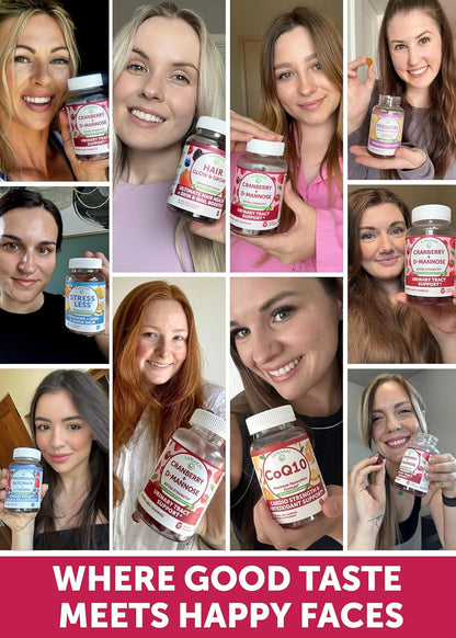 Lunakai Cranberry Gummies for Women 1500mg (50:1 Extract) with D-Mannose 200mg - Daily Cranberry Supplement for Urinary Tract Health & Bladder Support, Non-GMO - Made in Australia - 60ct