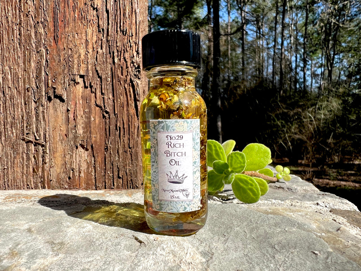 Rich Bitch Oil by New Moon Vibes - Attract Luxury Lavish Lifestyle Abundance Success Wealth