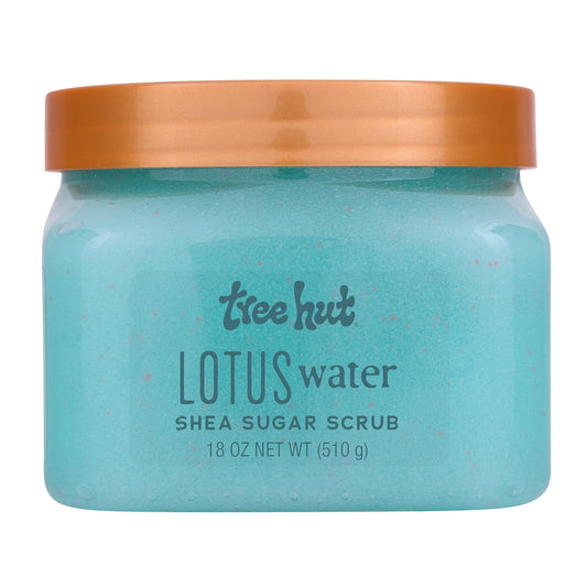 Tree Hut Lotus Water Shea Sugar Body Scrub 18 oz jar
